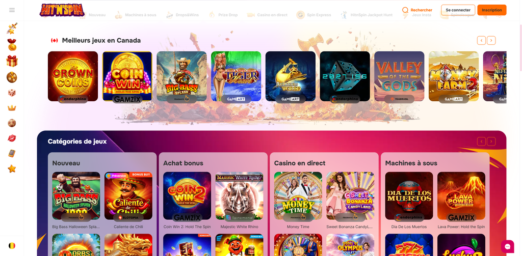 La valeur par tour indiquée par HitNSpin pour les tours gratuits offerts
