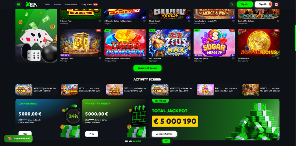 Le développeur crédité pour le jeu rattaché à l'offre Spinmills